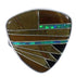 High Quality Sterling Silver Multicolor Jewelry Ring Size 5 PX40505